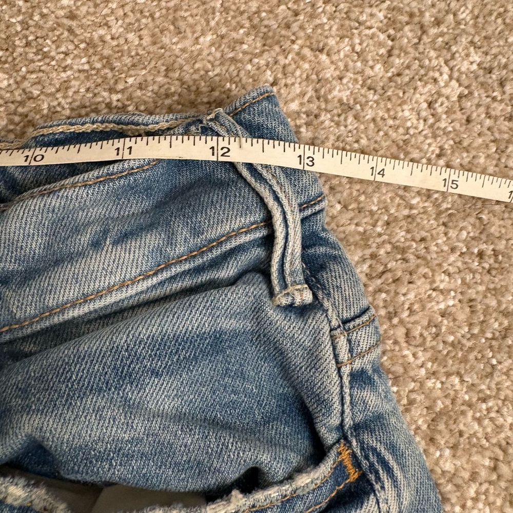 MOTHER Wide-Leg Flare Jeans in Light Blue Wash - Picture 3 of 10